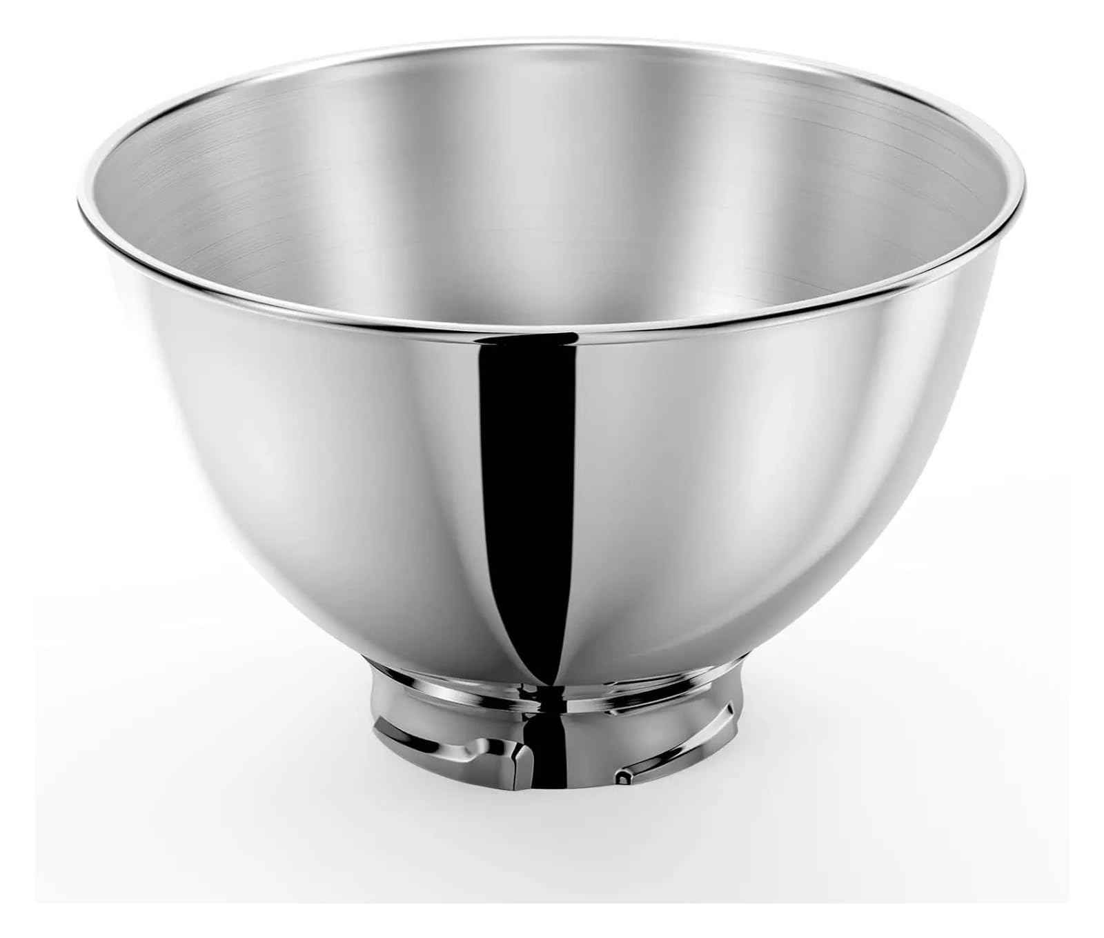 Ciotola for robot da cucina 3,5 QT, in acciaio inossidabile, for sbattere le uova e montare la panna, for torte forno a prova di spruzzi