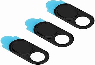 Camera de Protección de la Cámara Web Cubierta de la Cámara de Metal Capa de la Lente de Metal 3pcs, Estructura Delgada Ideal para Grupos y Organizaciones, Amplia Compatibilidad con Teléfonos (#1)