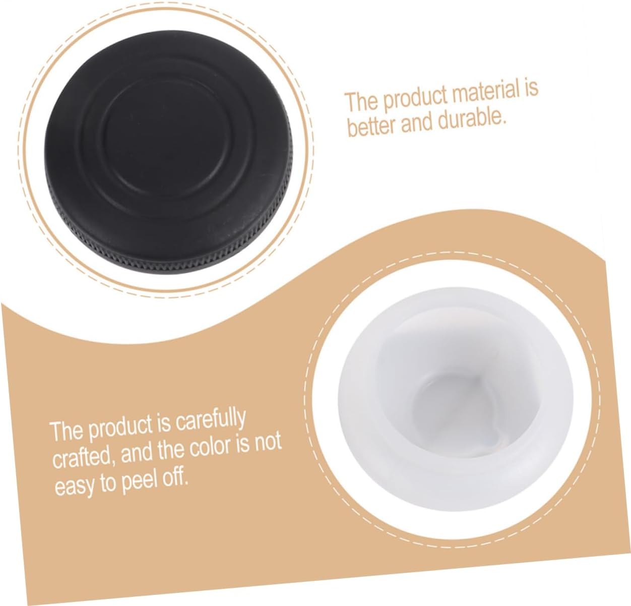 Gadpiparty 2Pcs Oil Palette Cups Lid Reusable Paint Brush Washers for Acrylic Oil Painting Portable Artist Pigment Mixing Containers for Travel Outdoor Use