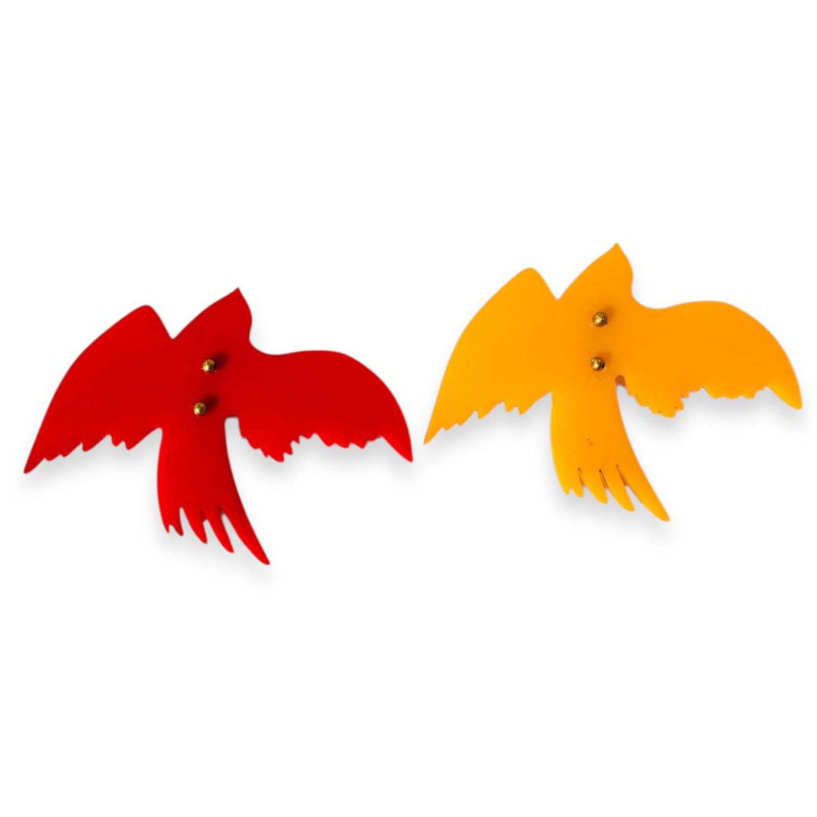 Brooch Set, Orange and Green Color, 2 Pieces resin brooch is a decorative pin synthetic resin-image-36