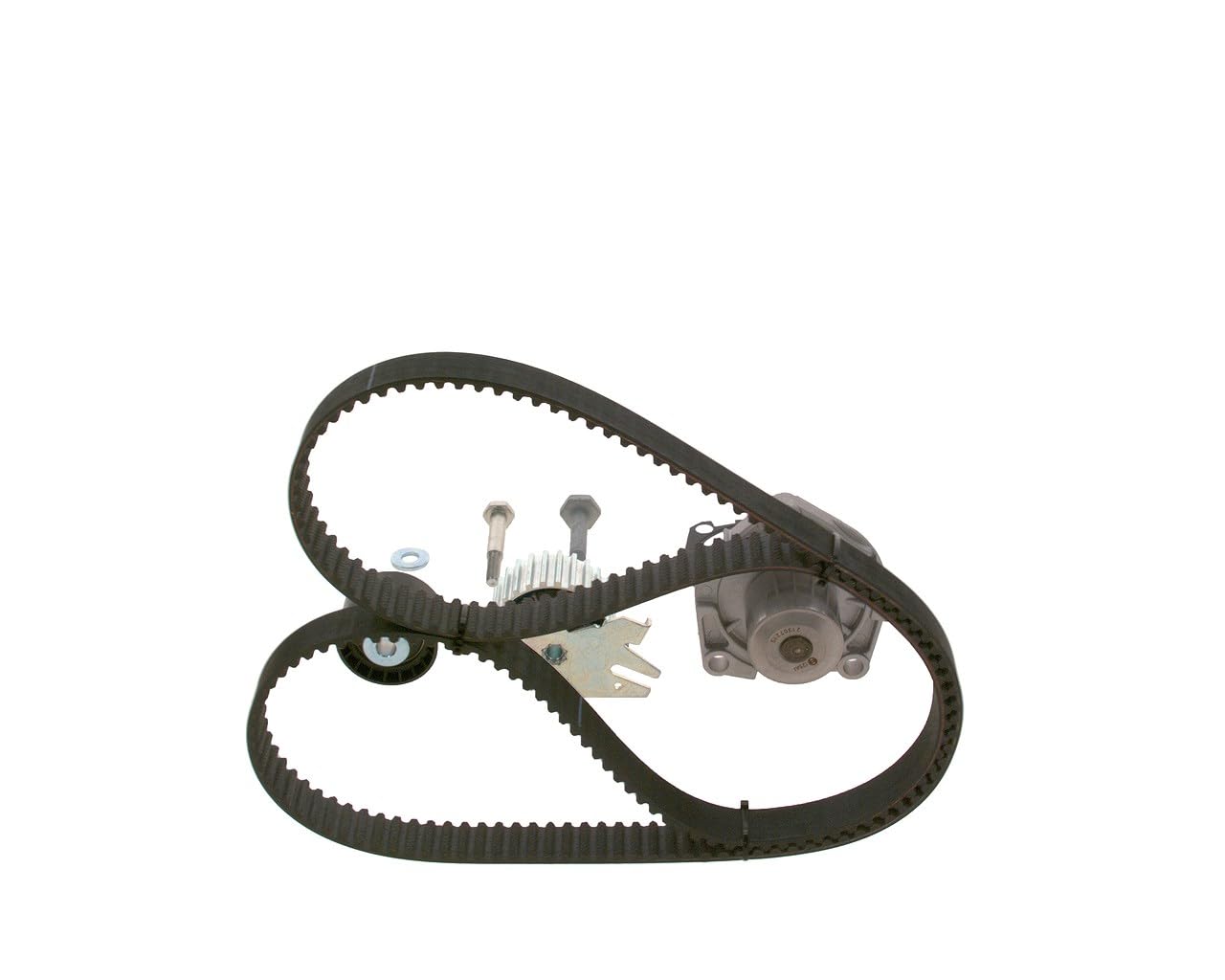 BOSCH Pompa acqua + Kit cinghie dentate 1987946385