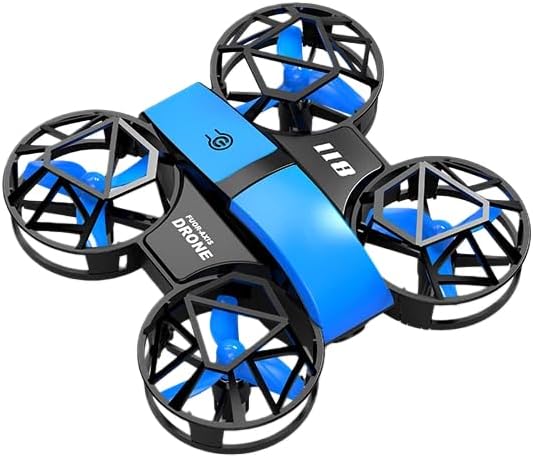 Mini Drones for Kids - RC Drone with Auto Hovering and Headless Mode, Quadcopter with LED Light, 2K HD-Aeral version,Propeller Full Protect, 3D Flips, 2 Batteries, Remote Control, Perfect Toys Gifts