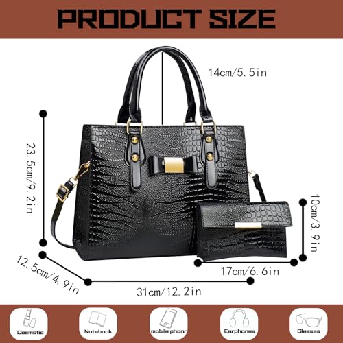 Set de 2 carteras y bolsos para mujer miniatura 5