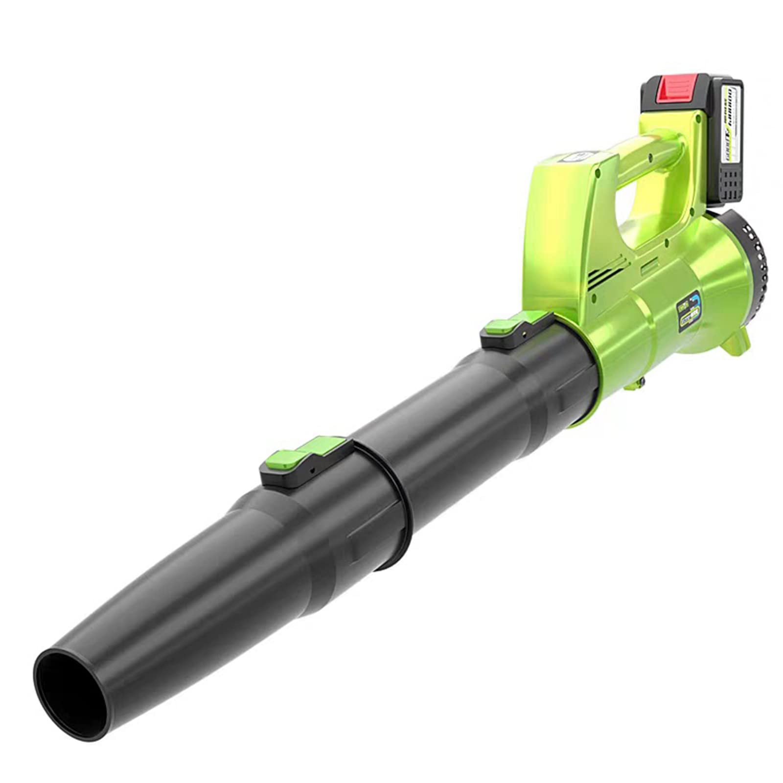 Soffiatore Elettrico Con Batteria Agli Ioni Di Litio 21V 4Ah Ricaricabile Senza Fili Soffiaggio Per Giardino Pulizia Foglie E Polvere Axial Leaf Blower Ugelli A 2 Sezioni Battery Powered