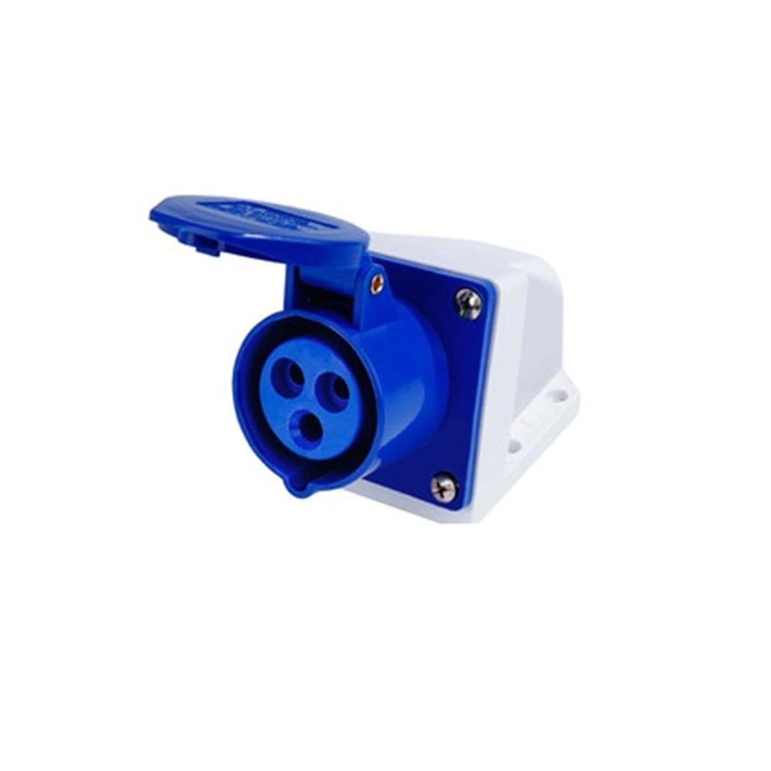 IP44 Industrial Plug and Socket Waterproof Connector 3PIN 4PIN 5PIN 16A/32A Waterproof Electrical Connection Wall Socket(32A 3P-03)