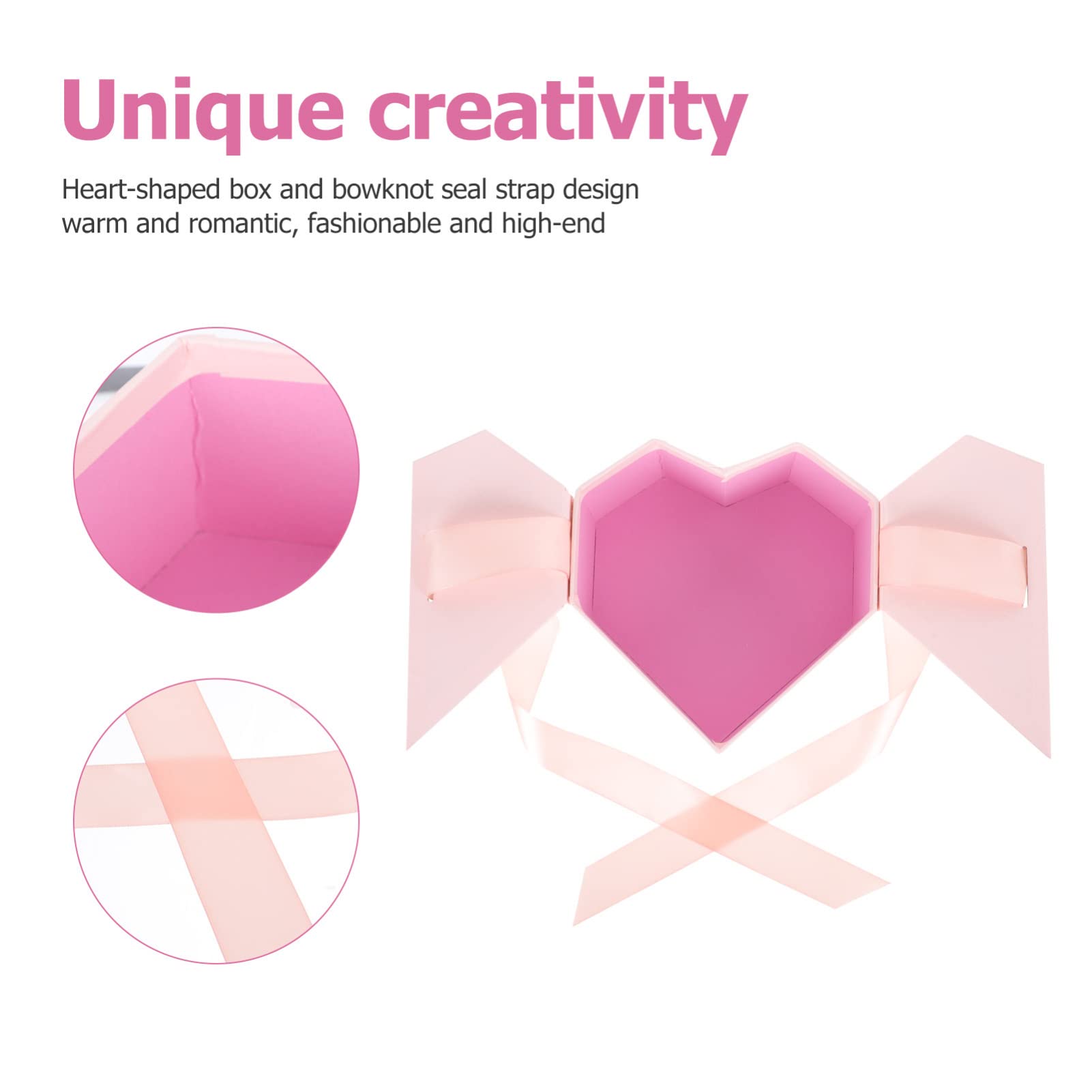 Cabilock 2stücke Herzform Geschenkschachtel Premium Kreative Aufbewahrungsbox Für Hochzeiten Geburtstage Und Valentinstag Romantisches Design Leicht Und Mit Tragetasche