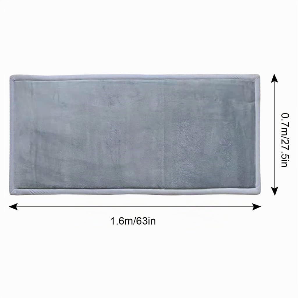 Tapis insonorisé pour Piano Droit avec 3 Couvre-pédales de Piano, Coussin d'isolation Acoustique pour Piano, Coussinets acoustiques/Tapis d'amortissement du Son(160 * 70 cm, B)