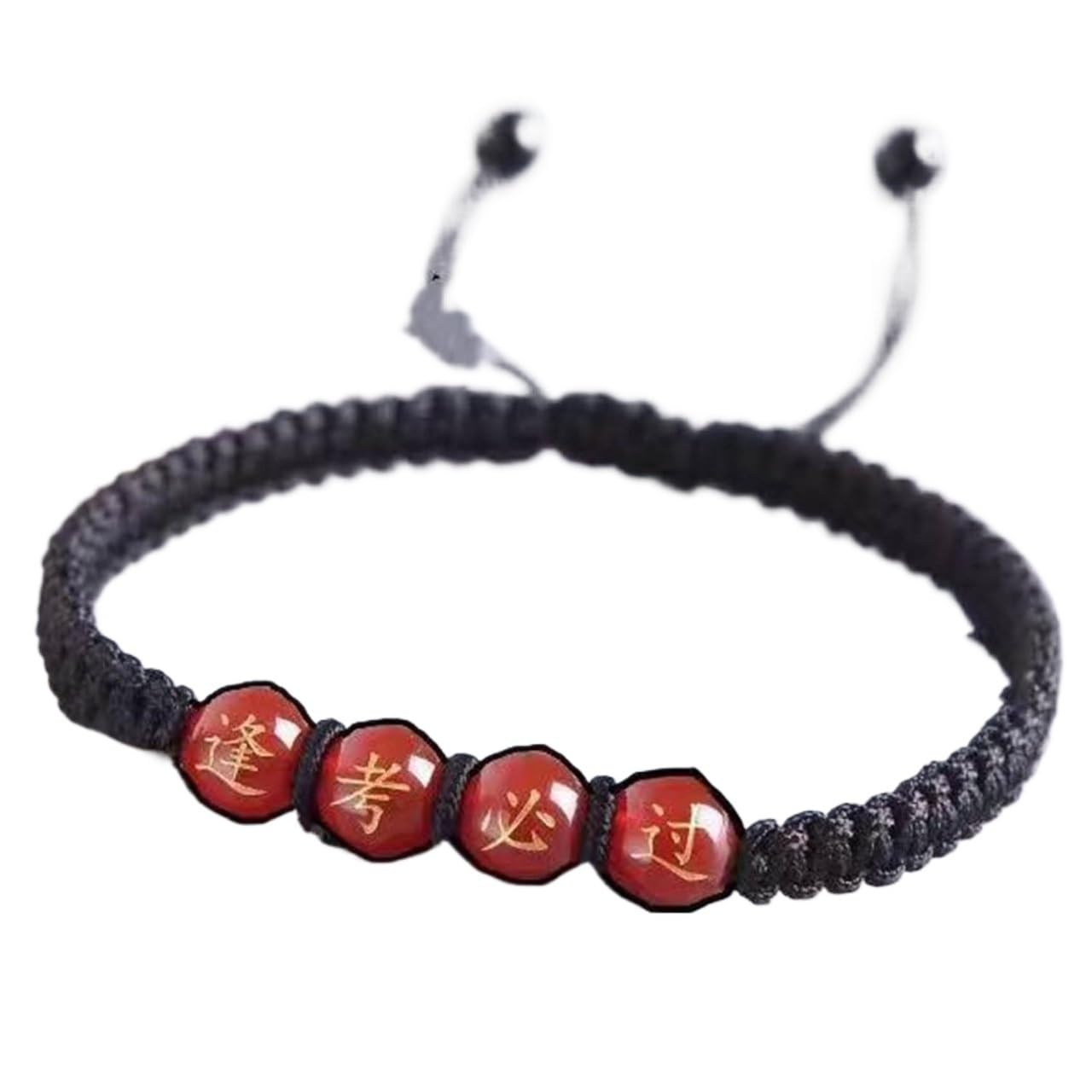 Nzpost Women's Black Crystal Bracelet,Agate Bracelet,2Pcs Agate Crystal Bracelet Bracelet Adjustable Reiki Crystal Chak