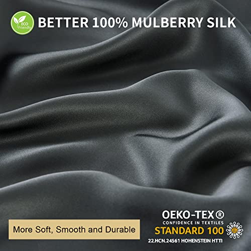 ZIMASILK 100% Mulberry Silk Pillowcase Upgraded Version for Hair and Skin Health Better Grade 6A Silk, with YKK Zipper - Image 3