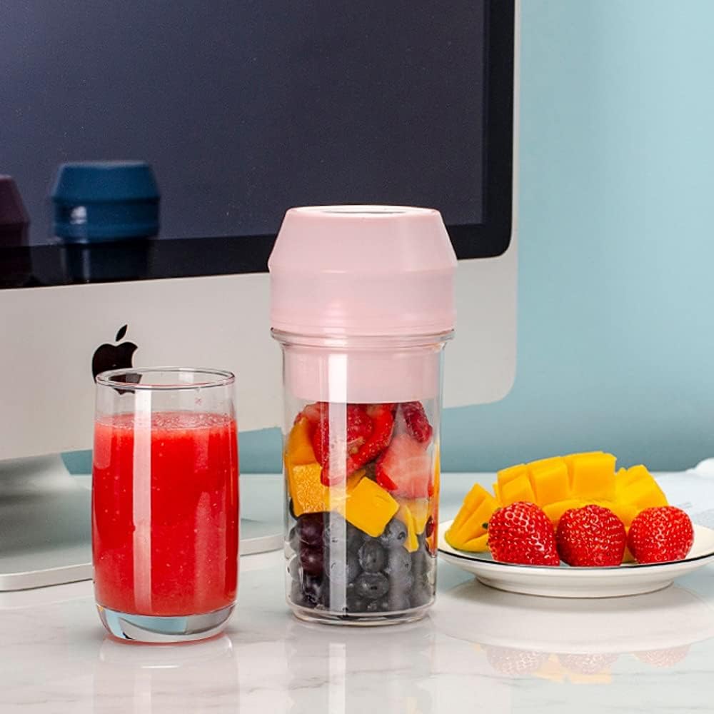 Mini Blender Portable Personal Milkshake Juicer Food Fruit for Home Office Travel(D)