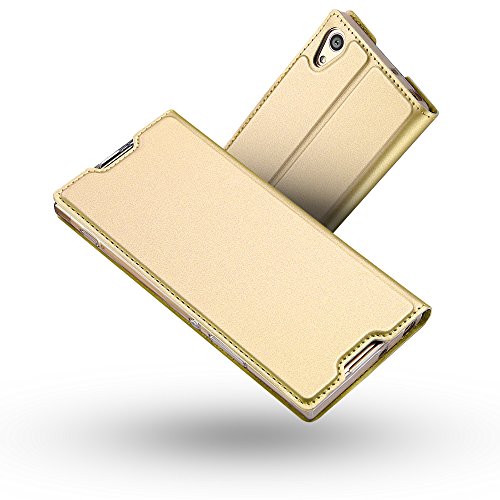 RADOO Coque Sony Xperia XA1,Ultra Mince en Cuir PU Premium Housse à Rabat Portefeuille Coque [Antichoc TPU] [Protection Complète] Étui de Protection Bumper...
