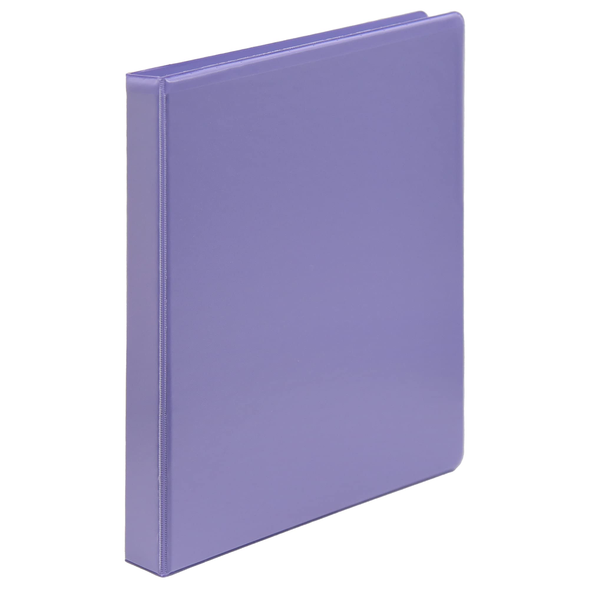 Samsill 1 Inch 3 Ring Binder with Clear View Cover, Lilac | Recycled Chipboard - main product image