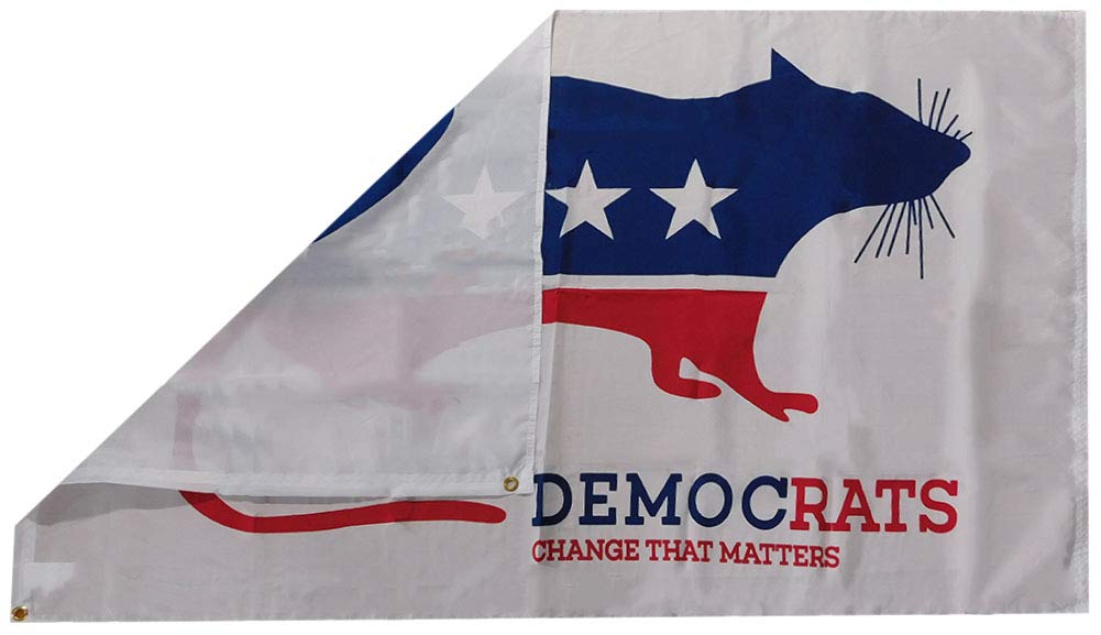 Trade Winds 3x5 FT Blue Flag - 'DEMOCRATS SUCK FJB BIDEN SUKS' With Grommets