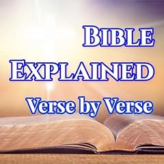 Bible Explained Verse by Verse Podcast Por Maria Elena Hawke arte de portada