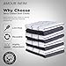AMOUR INFINI Cotton Kitchen Dish Cloths Set of 8 – Highly Absorbent, Super Soft Premium Terry Cleaning Cloth (12