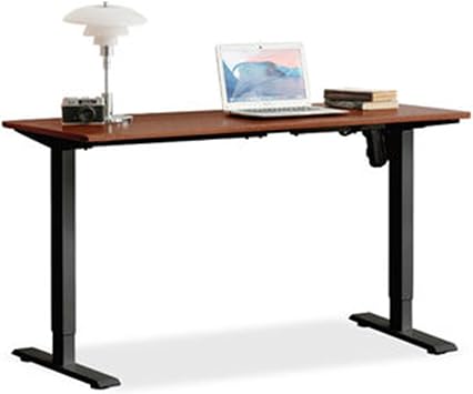 Elevating Computer Desk, Computer Desk, Electric Elevating Work Bench, Standing Desk, Adjustable Desk, Home Desk, PC Desk Color Black, Size 47.2 x 23.6 x 28.7 - 46.1 inches 120 x 60 x 73 - 117 cm