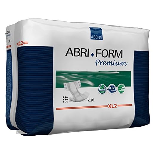 Abena Abri-Form Premium Incontinence Briefs, Level 2, (Extra Small To Extra Large Sizes) Extra Large, 80 Count