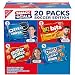 Nabisco Snacks Variety Pack, OREO Minis, Nutter Butter Bites, CHIPS AHOY! Minis Cookies, and RITZ Bits Cheese Sandwich Crackers, 20 Snack Packs