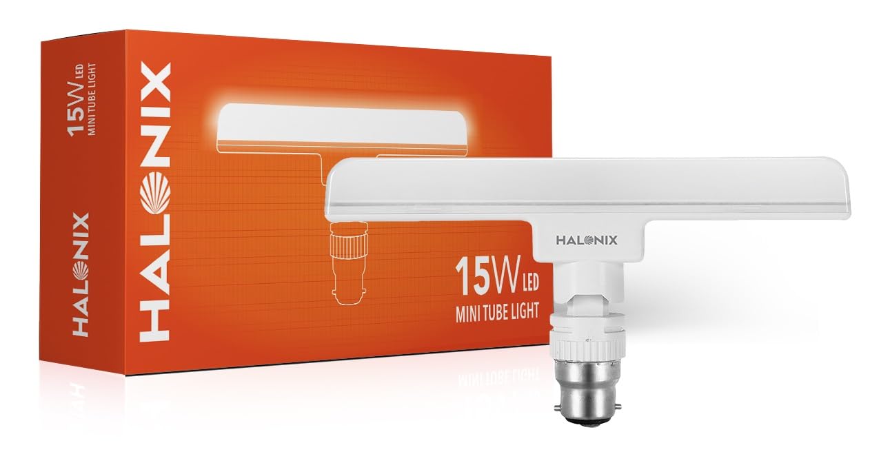 Halonix 15 Watts B22d Led bulb tube Light | Color- White | Pack of 1 | T-bulb-image-24