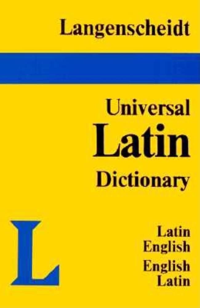 Langenscheidt's Universal Dictionary LatinEnglish, EnglishLatin (English and Latin Edition