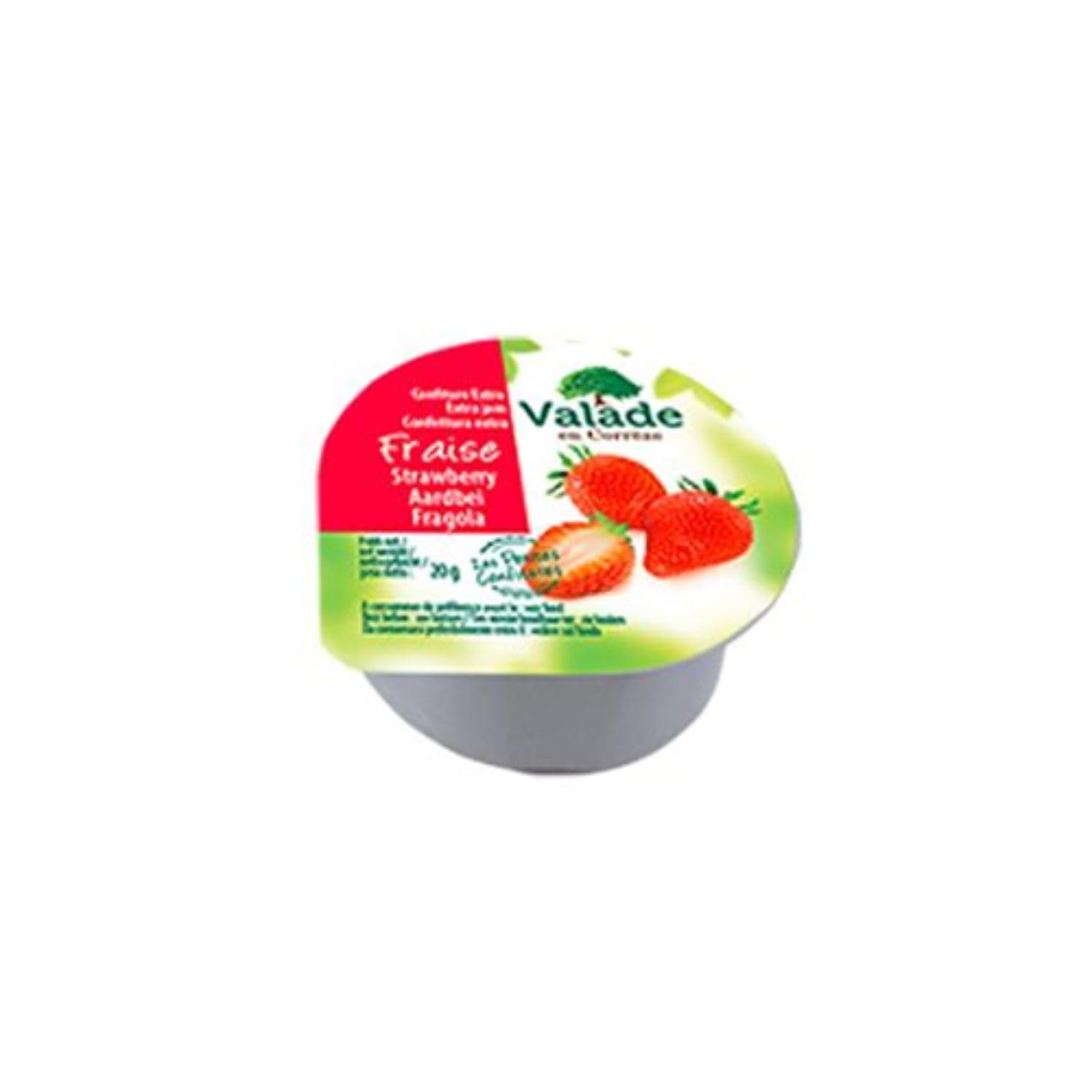Confiture de fraises Valade 120 g pour le petit-déjeuner Santé et saveur