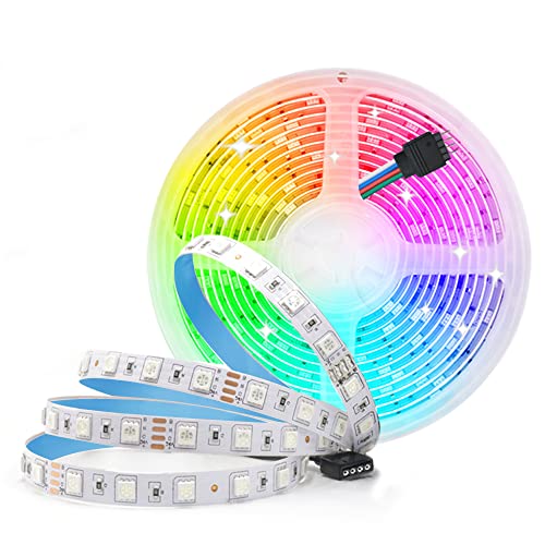 Arotelicht Striscia LED da 24 V, 5 m, 5050SMD, striscia luminosa per interni, RGB, 60 LED/M, IP20, non impermeabile