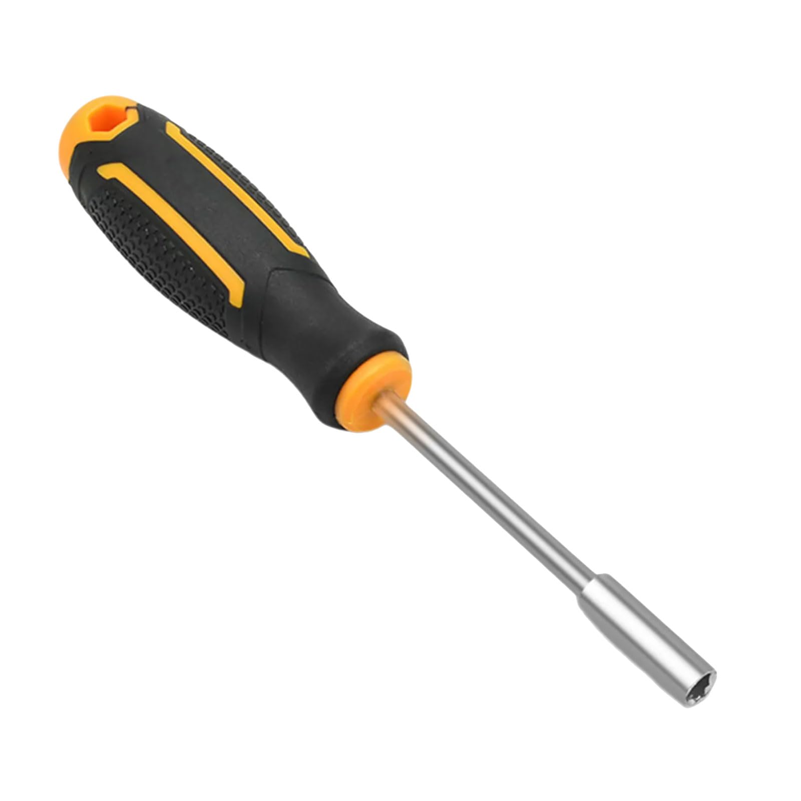 Tsophreniq Yellow Black 2Pcs / Set Screwdriver Handle Hexagonal Screwdriver Multifunctional Bit Holder Comfortable Repair Nonslip Tool