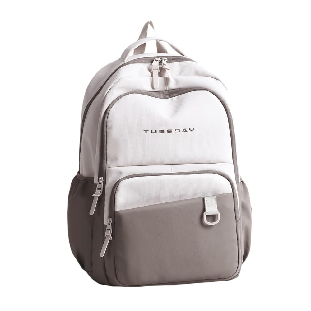 15.6 Inch Laptop Backpack for Men & Women, Water-Resistant College & Office Backpack, Lightweight Travel School Bag with Multi Compartments, Side Bottle Pockets & Front Utility Pocket-image-44