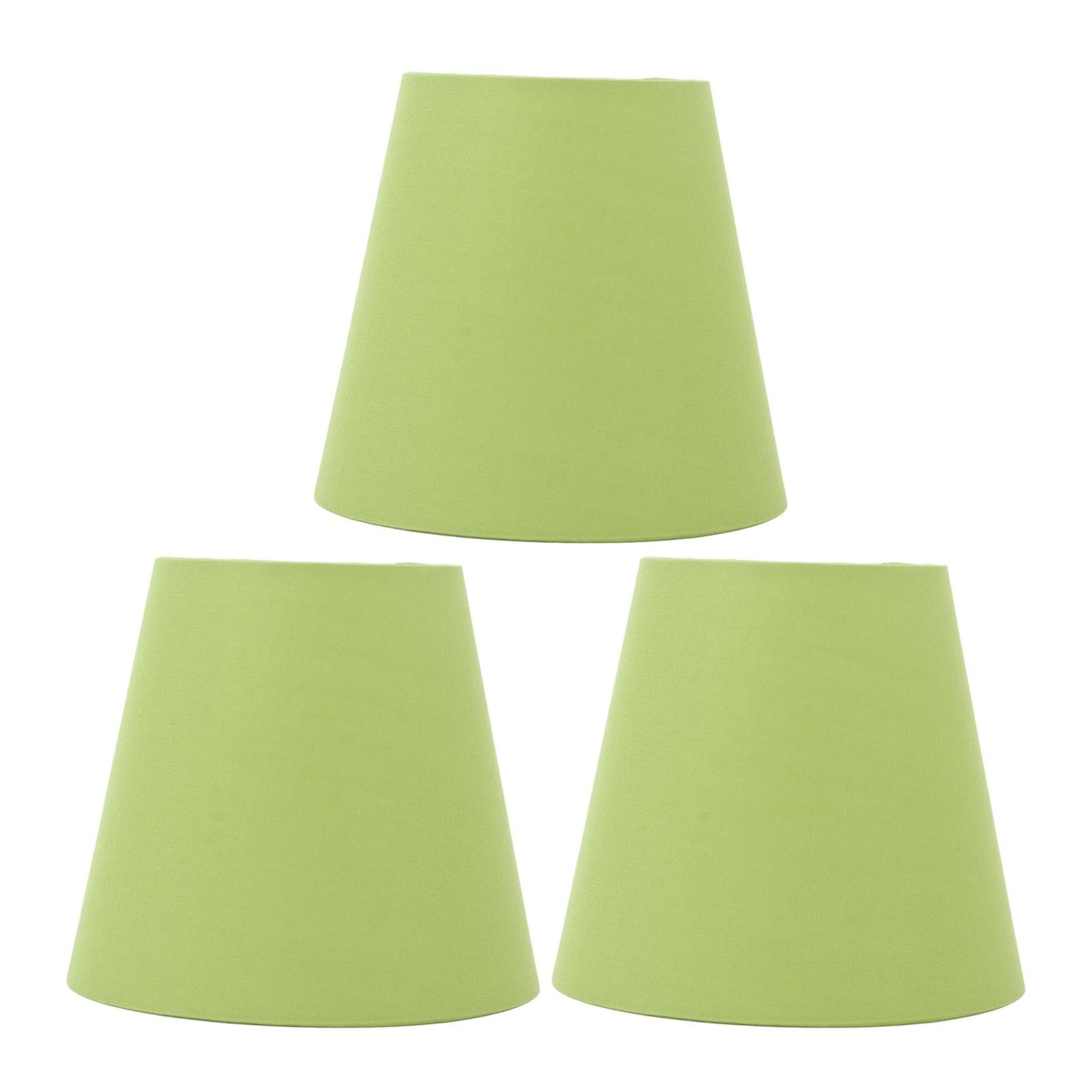 Luxemetals Green 3 Pieces Of Fabric Lampshade E14 Bedroom And Hotel(Green)