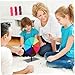 Vaguelly Lucky Wheel of Fortune Board Game Party Game Props Sturdy Prize Wheel Stand Tabletop for Prizes Toy