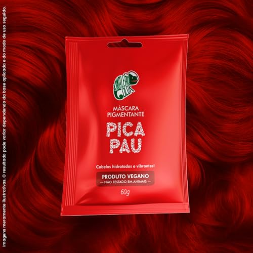 Kamaleão Color – Máscara Pigmentante Semi-Permanente - Cores Vibrantes e Hidratação Intensa – Low Po