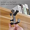 RUIENGCOMM Gaming Headset Hook Hanger Mount Universal Aluminum Headphone Multi-Function Headphone Hook for Gaming Accessories, Under Desk Clamp Hook Mount, Black #4