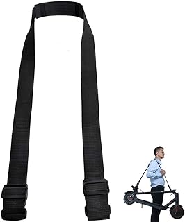 ZSWQ Correa de Hombro - Correa de Transporte Scooter Correa de Hombro Ajustable Universal Durable para Bicicleta para Niños, Silla Plegable, Transporte de Scooter, Negro