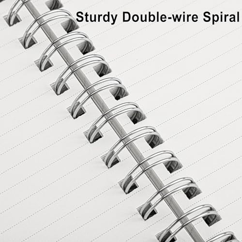 Cahier A4 pour l'école et le travail à double spirale pratique - 5