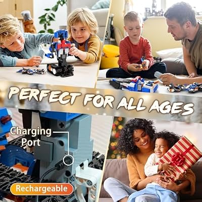 ألعاب بناء روبوت العلوم والتكنولوجيا والهندسة والرياضيات للأطفال، لعبة علوم الروبوتات Momspeace للأولاد من سن 8 إلى 12 عامًا، روبوت التطبيق والتحكم عن بعد، لعبة تعليمية قابلة لإعادة الشحن للأولاد والبنات عيد ميلاد مثالي 635 قطعة