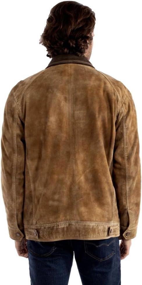 Scully 2069-82 Zip Front Leather Jacket - Tan