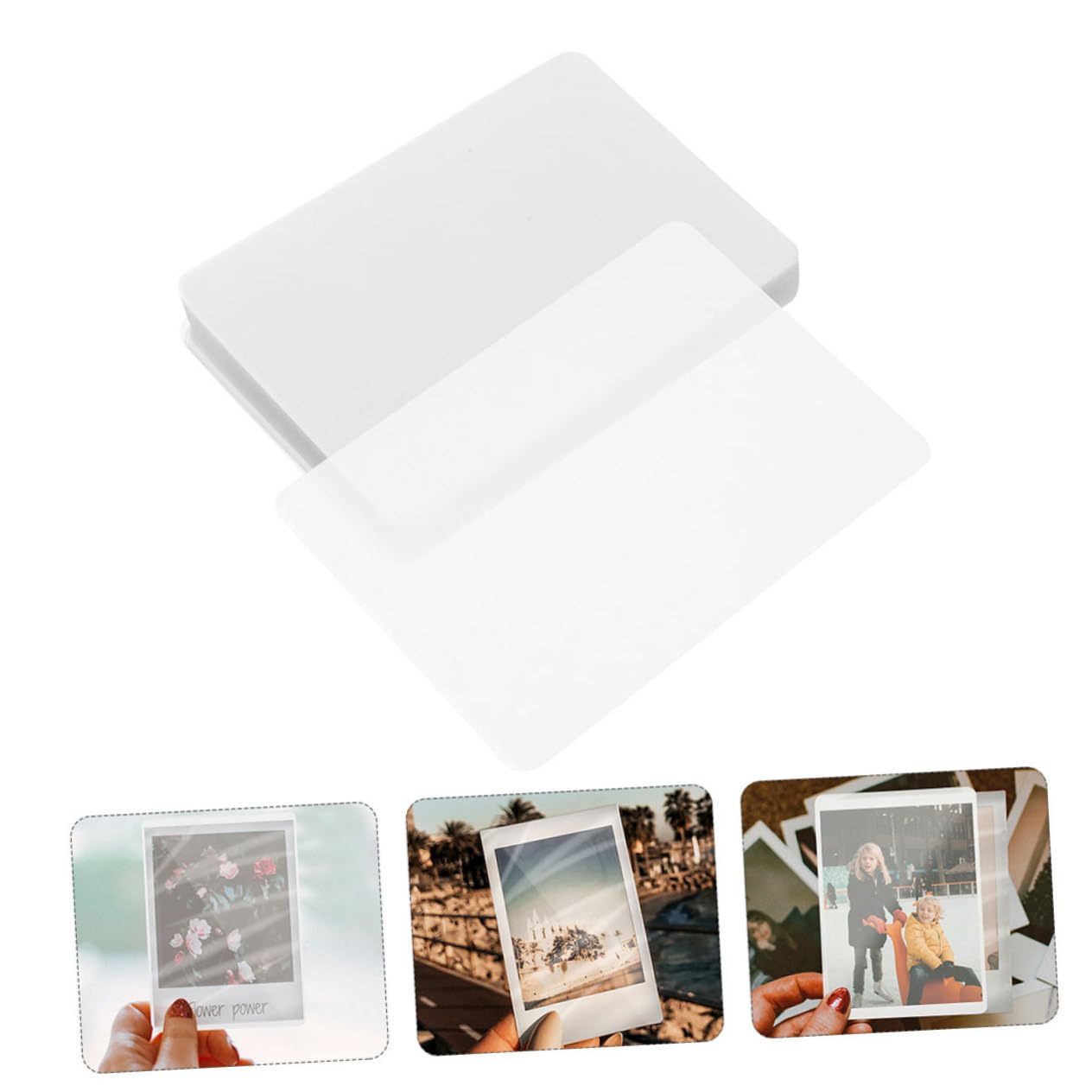HOMSFOU 200 Laminierfolien 7 Zoll 7 Mikron Transparente Thermolaminierfolie Kunststoff Laminatbeutel für Fotos Ausweise Dokumente