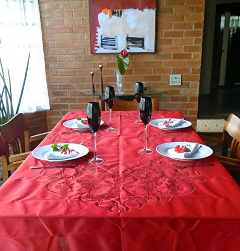 Toalha de Mesa - Retangular. 10 Lugares - 160X300 - Fibra de Coco Cor:Branco