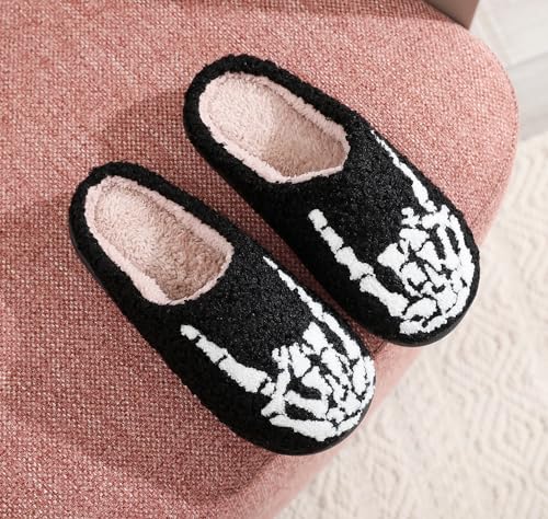 Image of Slippers for Women Men Fuzzy Memory Foam Slipper Fluffy Winter Soft Warm Slip On House Shoes