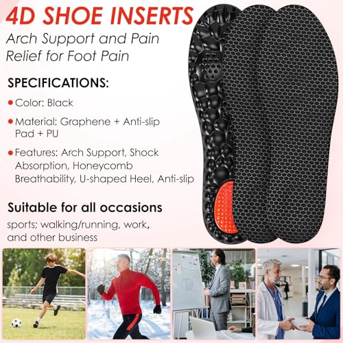 Plantillas de espuma viscoelástica 6 pares para hombre y mujer miniatura 3