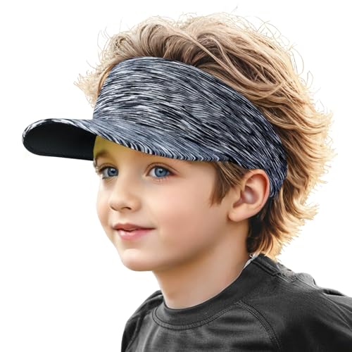 Jastore Kids Quick Drying Visor Hat Sun Hats for Girls Boys Lightweight Sun Protection Hat for Outdoor Activity