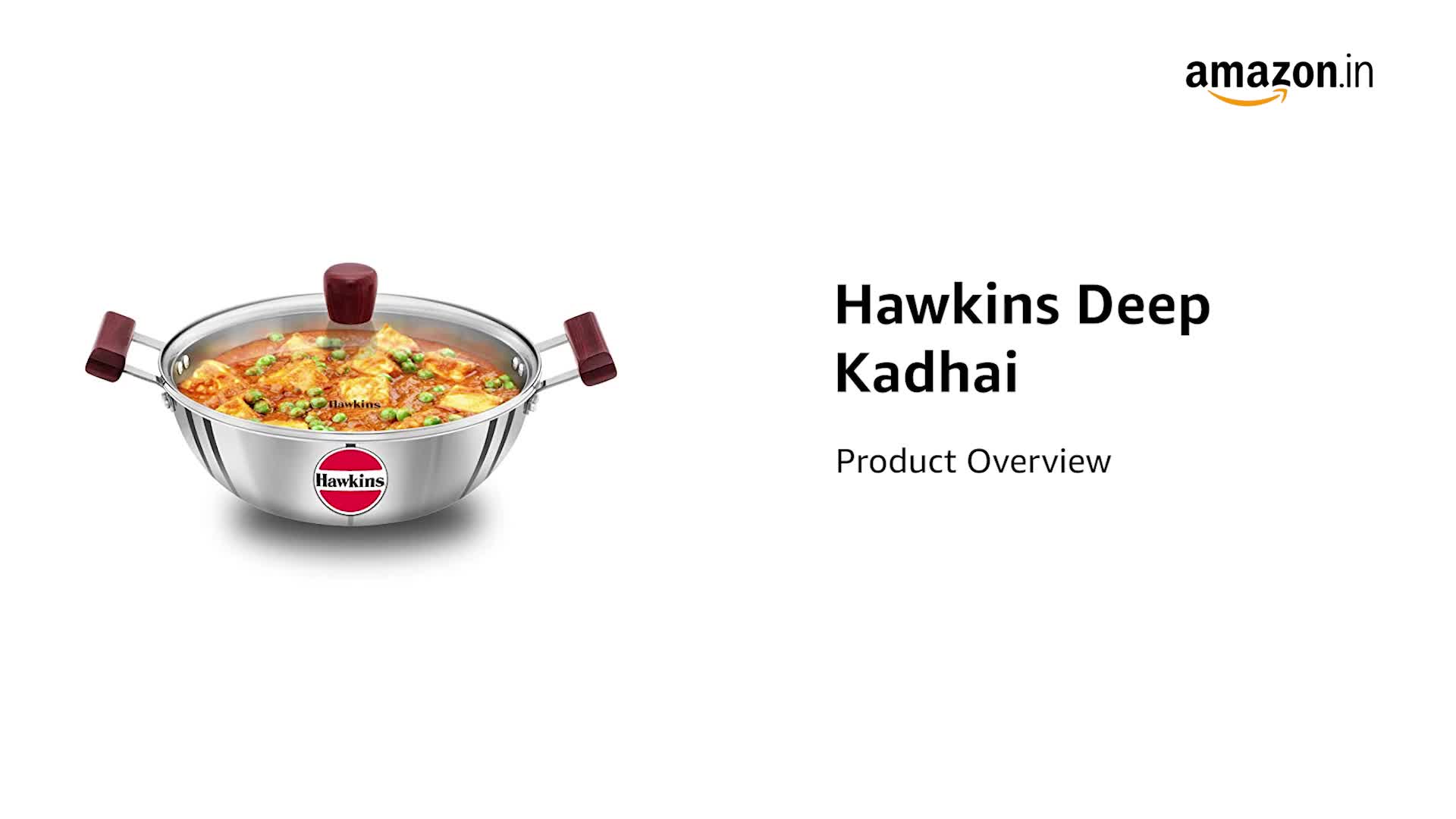 Hawkins 4-Liter Stainless Steel Cook N Serve Handi With Glass Lid - Tri-Ply Induction Compatible Pot - View #10