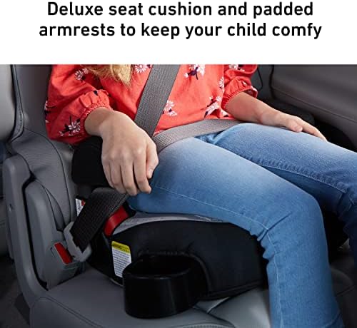 Graco TurboBooster Backless Booster Seat, Big Kid Car Seat from 18-45 kg (40-100 lb), Machine Washable Cover, Rio
