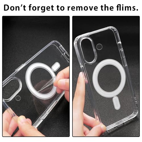 Coque transparente iPhone 16 motif nœud noir, cadeau fille idéal - 2
