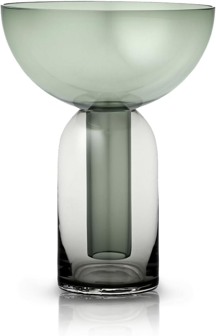 AYTM - Torus vase Small Ø15 - Black/Forest