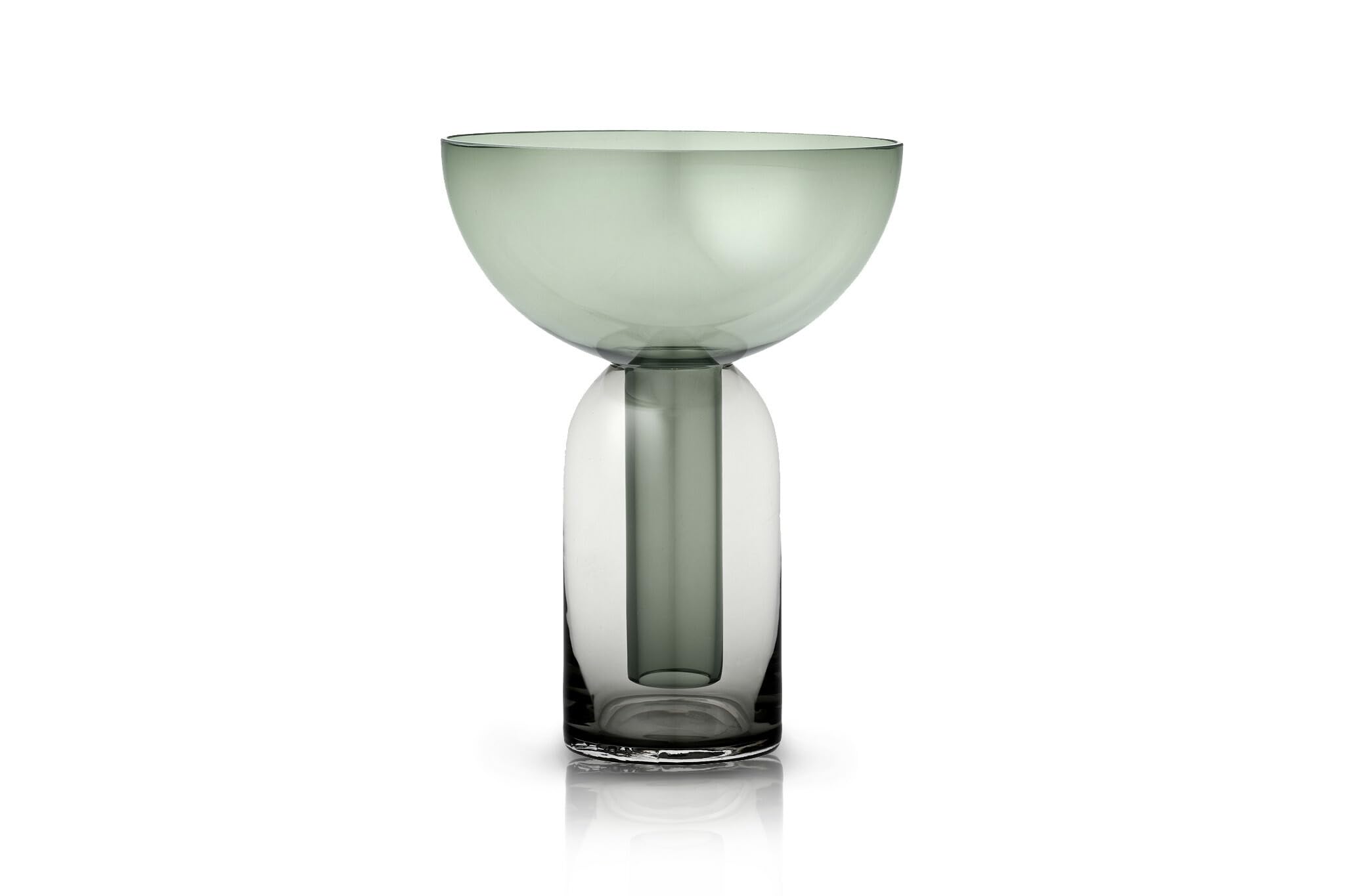 AYTM - Torus vase Small Ø15 - Black/Forest