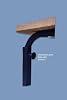 Laptop Stand and Desk Height Adjustable Wheeled Oval Edge (80 LICK COFFEE TABLE)