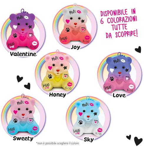 Coccolotti Love and Tell, 1 of 6 Interactive Teddy Bears with Recording Function and Nylon Charm Keychain - Image 3