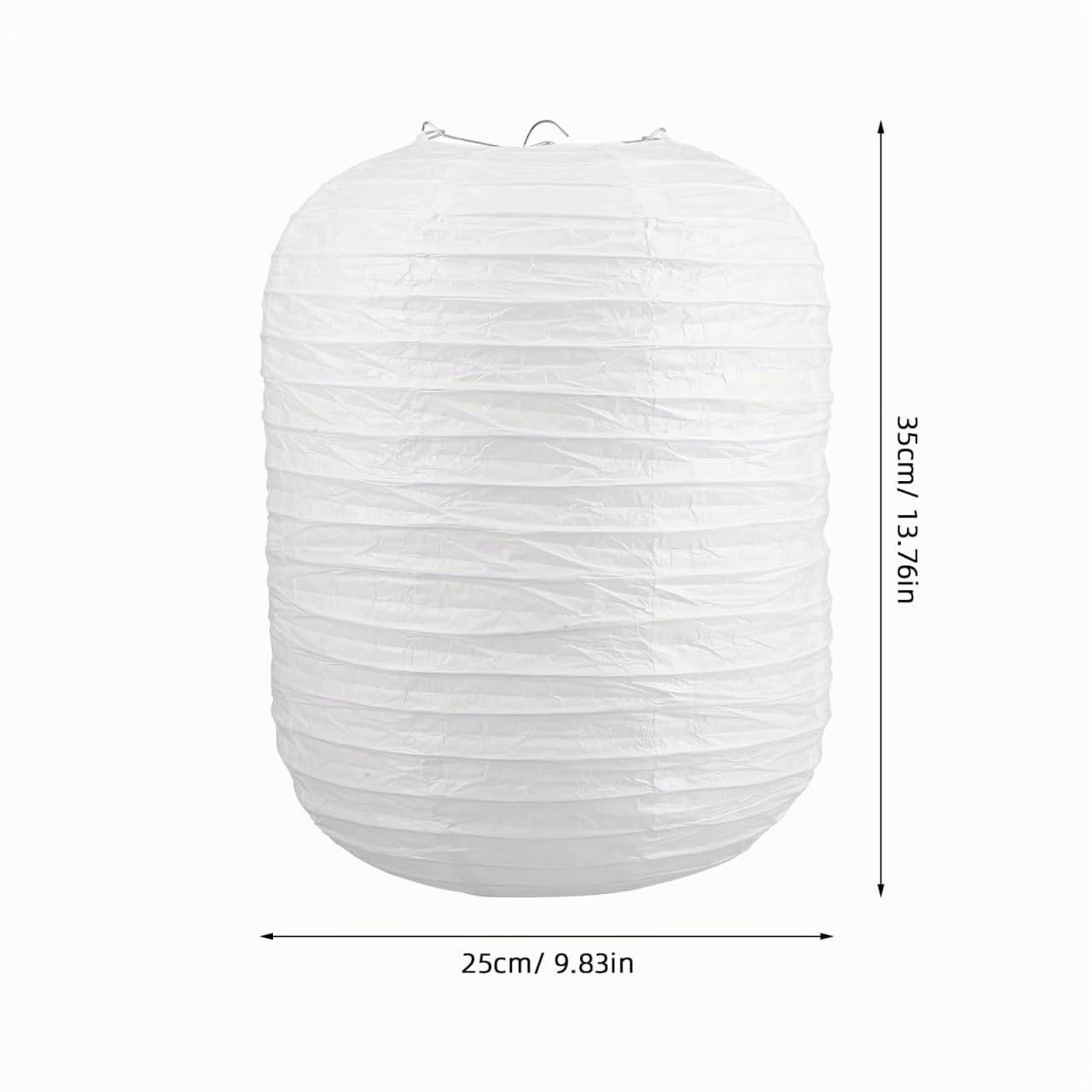 ABOOFAN Lanternes En Papier Pliantes 35 Cm Abat-Jour Suspendu Décoratif Pour Fête Diy Peinture Maison Lumière Adoucissante