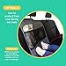 Premium & Stylish Car Seat Protector Kick Mats, 2 Pack, Easy Care, 3 Color Options